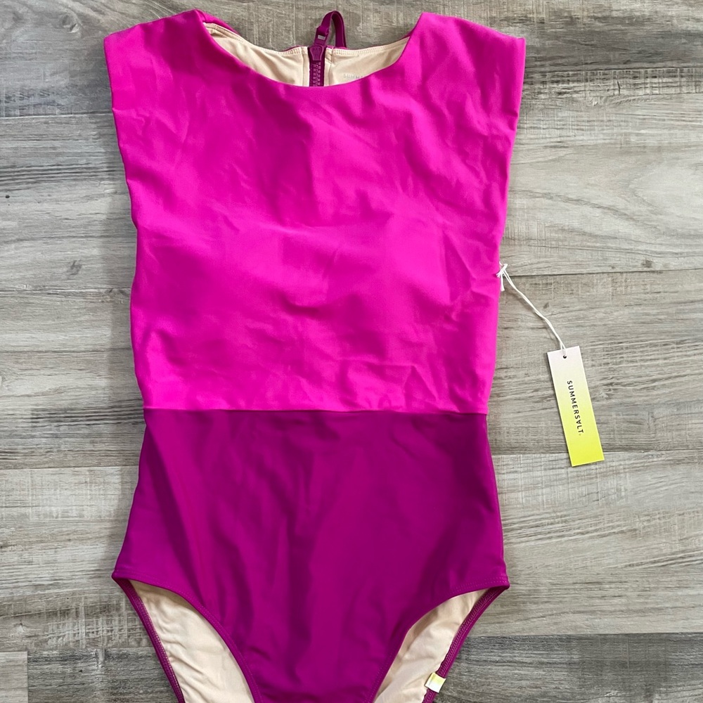 Summersalt Pink One Piece Swimsuit - Picture 2 of 7